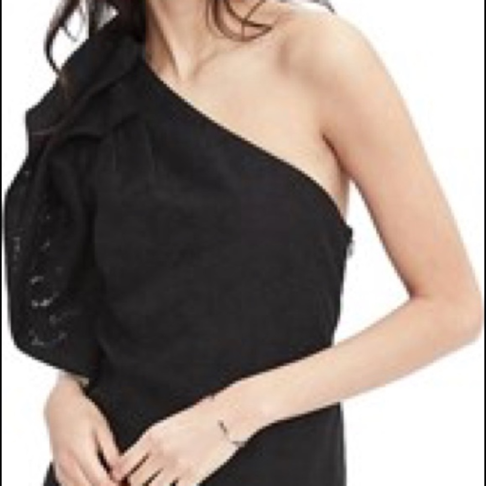Banana Republic One Shoulder Bow Dress - Picture 6 of 6